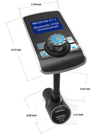 Bluetooth FM Transmitter – Add Bluetooth to Any Car