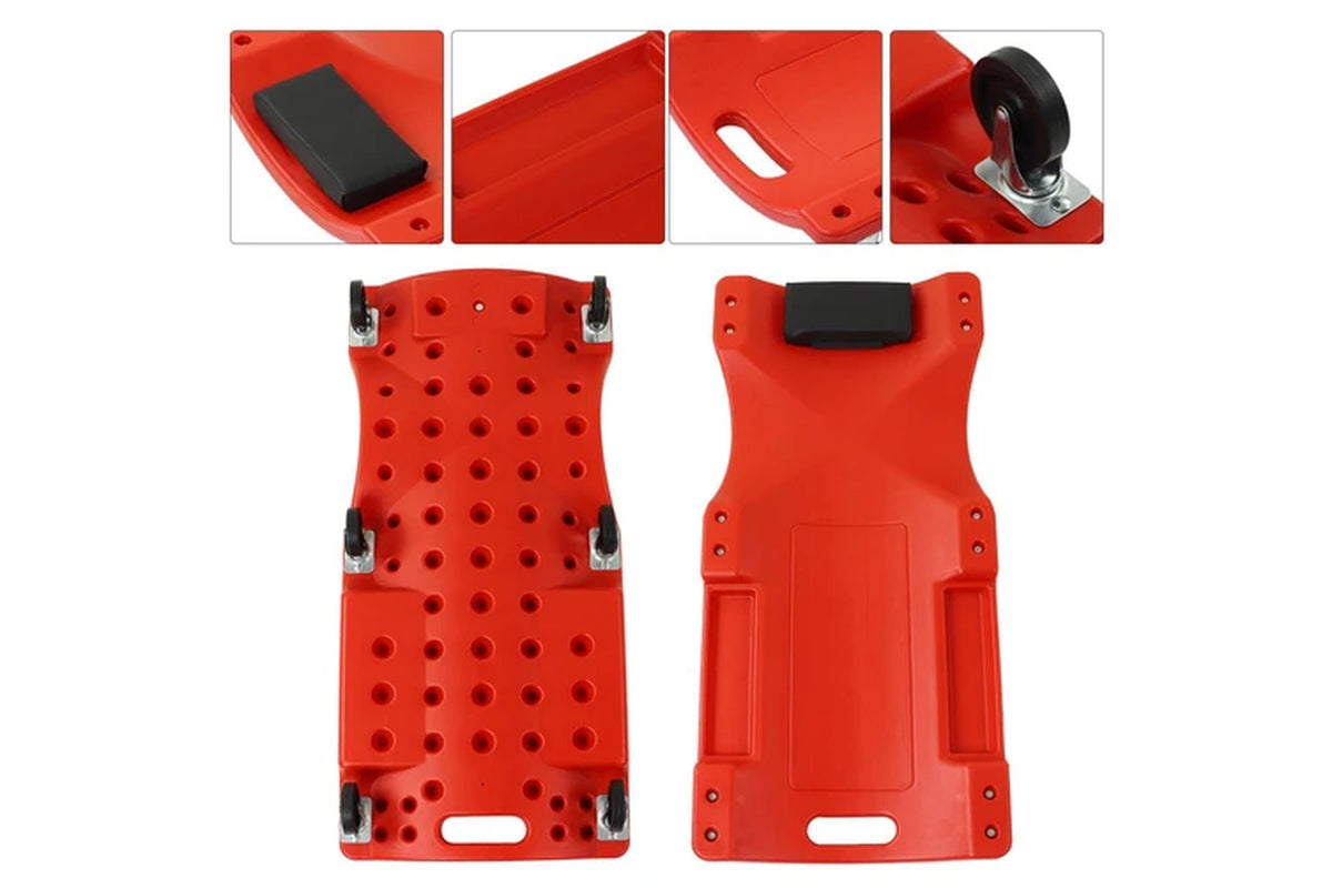 Garage Creeper Seat Combo Rolling Stool Workshop Trolley Mechanic Car 200Kg - 40In