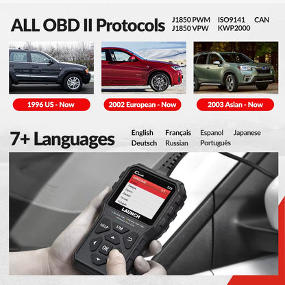 Creader 529 OBD2 Scanner Code Reader CR529 Automotive Diagnostic Tool OBDII Code Reader Fault Code Read OBD2 Scan Tool