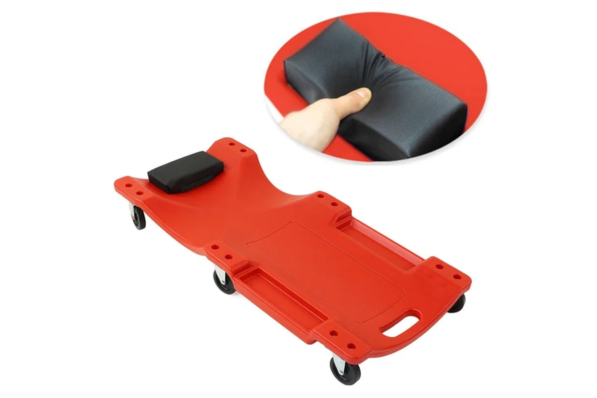 Garage Creeper Seat Combo Rolling Stool Workshop Trolley Mechanic Car 200Kg - 40In