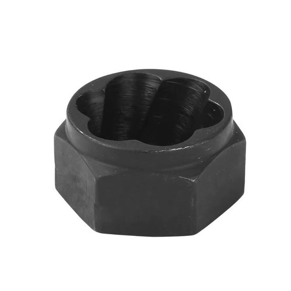 10PC Broken Nut Bolt Extractor Socket Head to Take Hexagonal Screw Tool Screws Remover Threading Tool Kit Black Nuts Set