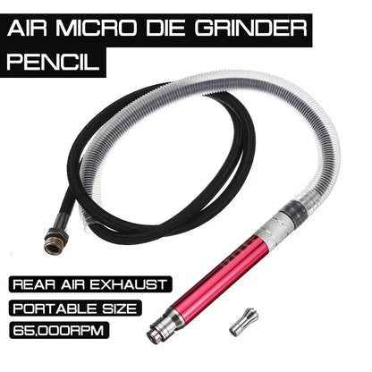 Grinder Air Micro Die Pencil 65,000 RPM Professional High Speed Cutting Wood Jewelry Polishing Grinding Engraving Pneumatic Tool