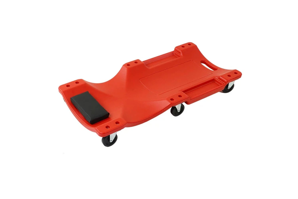 Garage Creeper Seat Combo Rolling Stool Workshop Trolley Mechanic Car 200Kg - 40In