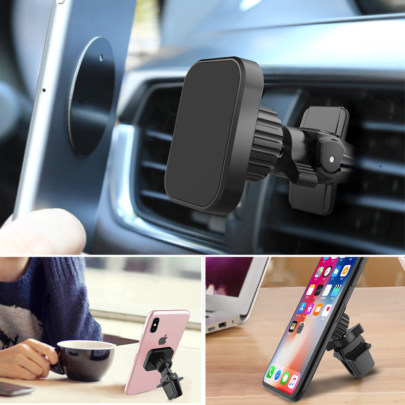 🚗 Magnetic Air Vent Phone Mount | One-Hand Secure Car Holder