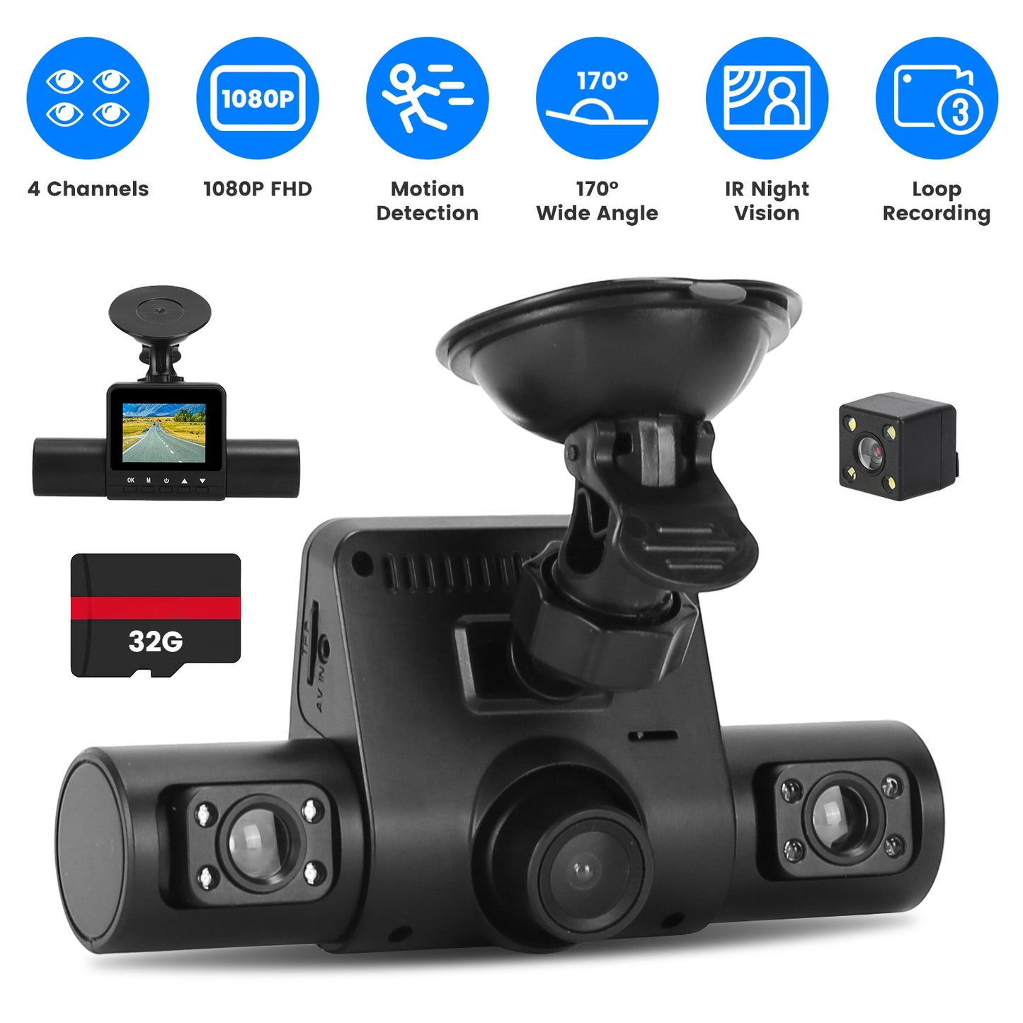 HD Car Dash Cam | Drive Recording & Accident Protection